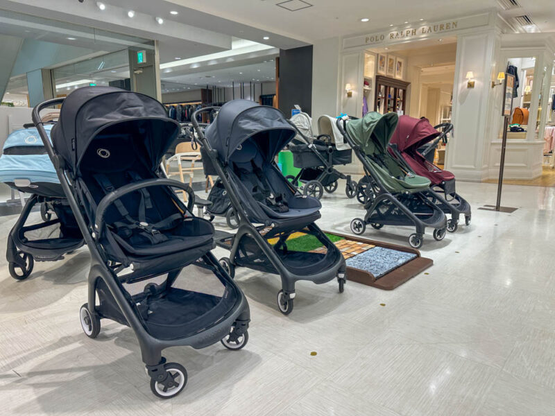 バガブー ポップアップイベントでの展示