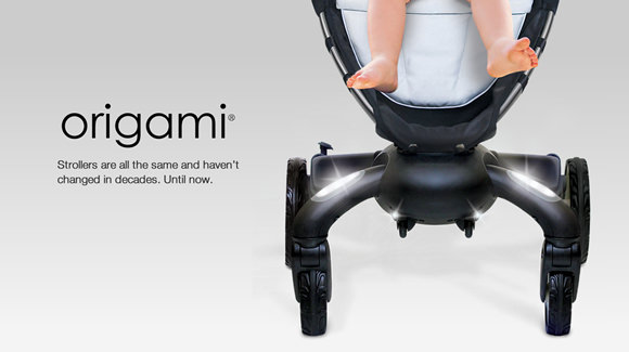 ベビーカー版プリウスか！電動折りたたみベビーカー『4moms Stroller