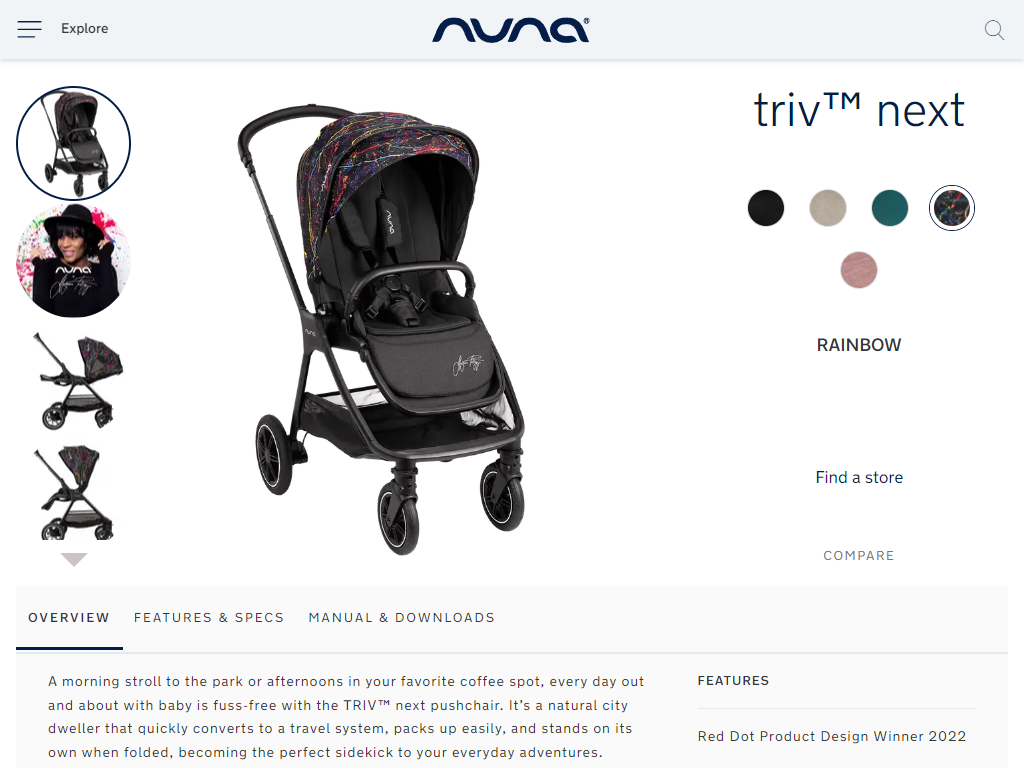 オランダ初ブランド『nuna（ヌナ）』から両対面式ベビーカーのTRIV NEXT（とリヴ ネクスト）が新発売！